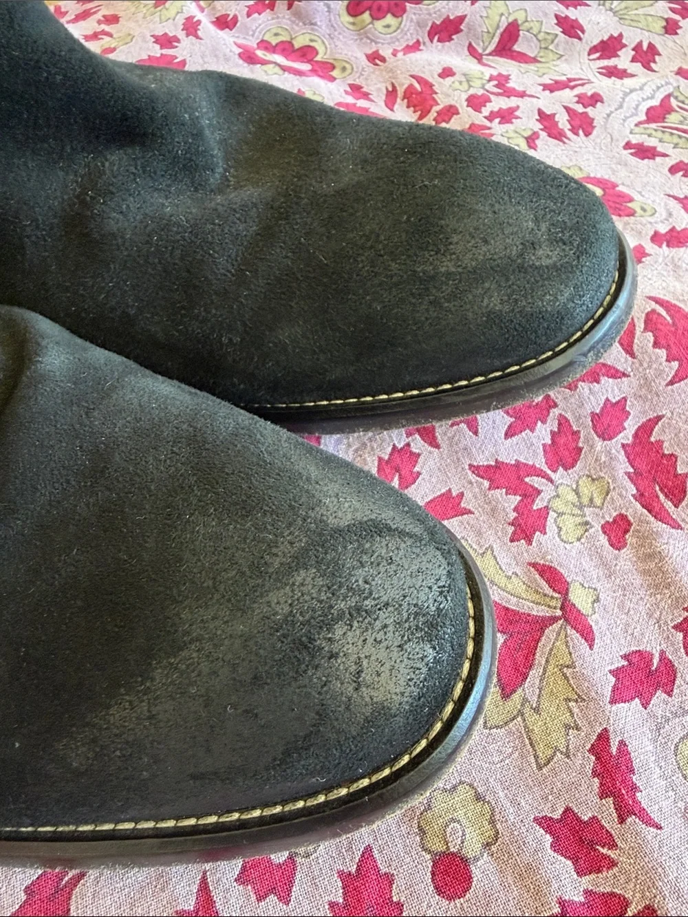 John Varvatos suede boots